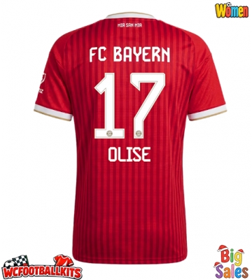 Bayern Munich Michael Olise #17 Replica Home Stadium Shirt for Women 2026-27 Short Sleeve